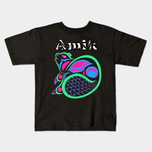 Amik (Beaver) Polysexual Pride Kids T-Shirt